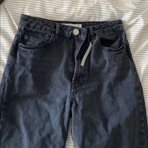 ASOS Tall High Waisted Black Mom Jeans